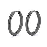 Steel Punk Stud Earrings Zircon Geometry Stainless Steel Jewelry