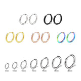 Small Hoops Earring Cartilage Tragus Circle Ear ring 8-20mm