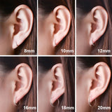 Small Hoops Earring Cartilage Tragus Circle Ear ring 8-20mm