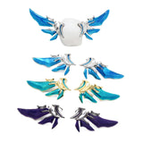 Copper Plated Armor Wings Earrings DIY Jewelry Materials
