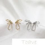 Gold Small Bee Silver Needle Earrings DIY Accessories