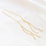 14K Shell Bead Tassel Pendant for DIY Jewelry Earrings