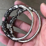 Tibetan Silver Dragon Head Bracelet National Bracelet Bracelet