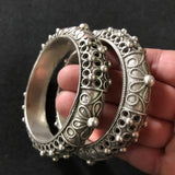 Tibetan Silver Miao Silver Bracelet Hand Jewelry
