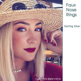 925 Silver Nose Rings Body Jewelry Punk Accessories