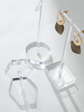 Clear Acrylic Earrings Display Holder Stand Jewelry Organizer Wedding Props