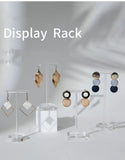 Clear Acrylic Earrings Display Holder Stand Jewelry Organizer Wedding Props