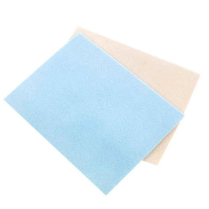 1 pc Flocking Sponge Polyester Beads Anti-slip Mat 30x23cm