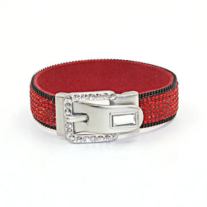 Punk Lady Bracelet Rhinestone Clasp Women Bracelet&bangle