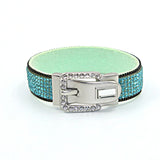 Punk Lady Bracelet Rhinestone Clasp Women Bracelet&bangle