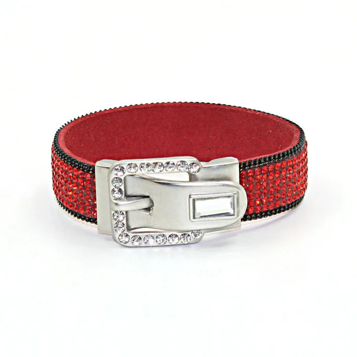 Punk Lady Bracelet Rhinestone Clasp Women Bracelet&bangle