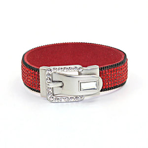 Punk Lady Bracelet Rhinestone Clasp Women Bracelet&bangle