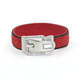 Punk Lady Bracelet Rhinestone Clasp Women Bracelet&bangle