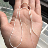 1 pcs 2-3mm natural pearl Loose beads 15 inches Elegant Jewelry Making