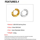 925 Sterling Silver Small Hoop Earrings For Girls
