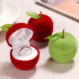 Velvet Jewelry Box Wedding Engagement Ring Box Earrings Necklace Packing