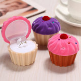 Velvet Jewelry Box Wedding Engagement Ring Box Earrings Necklace Packing
