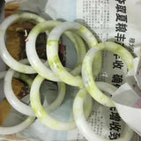 Natural Jade Bracelet Woman Fine Jewelry Amulet Chinese Lady Hand-Carved