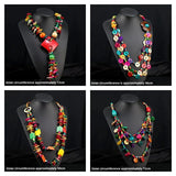 Bohemian Retro Ethnic Necklace Handcrafted Rice Bead Necklace
