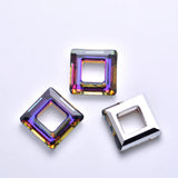 100% Crystal 4439 Square Ring Loose Beads Rhinestone for DIY Jewelry Making