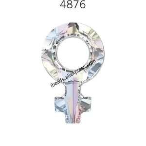 100% Austria 4876 Female Symbol FS Loose Beads Rhinestone DIY Jewelry Making