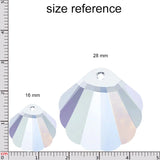 6723 Shell Pendant Austria Rhinestone Beads DIY Jewelry Making