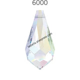 100% Original Austria Crystal 6000 Teardrop Pendant Loose Beads DIY Jewelry