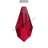100% Original Austria Crystal 6000 Teardrop Pendant Loose Beads DIY Jewelry