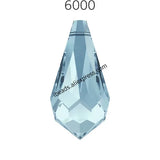 100% Original Austria Crystal 6000 Teardrop Pendant Loose Beads DIY Jewelry