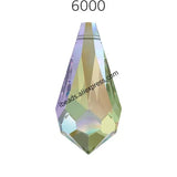 100% Original Austria Crystal 6000 Teardrop Pendant Loose Beads DIY Jewelry