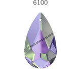 Authentic Austrian 6100 Teardrop Pendant Rhinestone Loose for DIY Jewelry Making