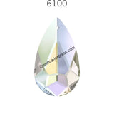 Authentic Austrian 6100 Teardrop Pendant Rhinestone Loose for DIY Jewelry Making