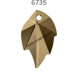 Austria 6735 Leaf Pendant Loose Beads Rhinestone for DIY Jewelry Making