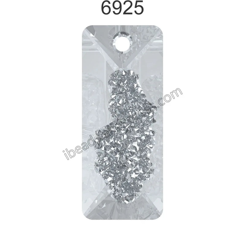 100% Original Austria Crystal 6925 Rectangle Pendant Loose Beads