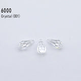 Austrian Crystal Teardrop Pendant Loose Beads Rhinestone DIY Jewelry Making