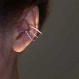 Multilayer Crystal Ear Cuff Women's High Classic Earcuff