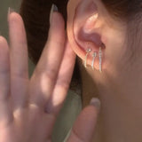 Multilayer Crystal Ear Cuff Women's High Classic Earcuff