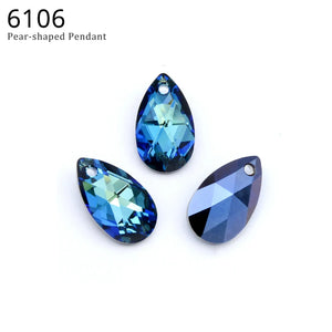 Austria Crystal 6106 16mm 22mm Pear-Shaped Pendant Loose Beads