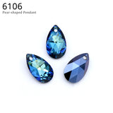 Austria Crystal 6106 16mm 22mm Pear-Shaped Pendant Loose Beads