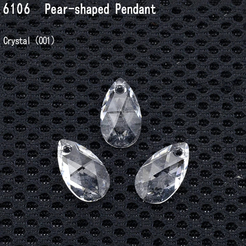 Austria Crystal 6106 16mm 22mm Pear-Shaped Pendant Loose Beads