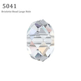 5041 Briolette Bead Rhinestone Large Hole Loose Beads for DIY Jewelry