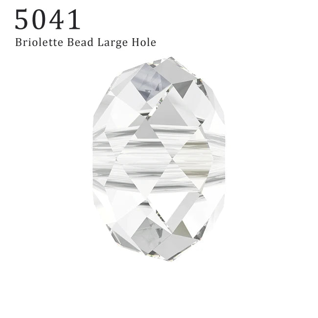 5041 Briolette Bead Rhinestone Large Hole Loose Beads for DIY Jewelry