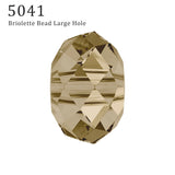 5041 Briolette Bead Rhinestone Large Hole Loose Beads for DIY Jewelry