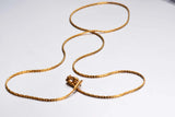 1pc Stainless Steel Tiny Chain Necklace 0.6mm/0.8mm/1mm/1.2mm