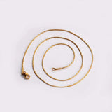 1pc Stainless Steel Tiny Chain Necklace 0.6mm/0.8mm/1mm/1.2mm