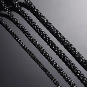 3-6mm Keel Link Chain Necklace Stainless Steel