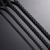 3-6mm Keel Link Chain Necklace Stainless Steel