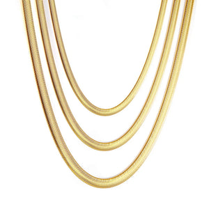 Stainless Steel Snake Chain Necklace 4mm/6mm/8mm