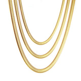 Stainless Steel Snake Chain Necklace 4mm/6mm/8mm