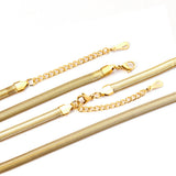 Stainless Steel Snake Chain Necklace 4mm/6mm/8mm